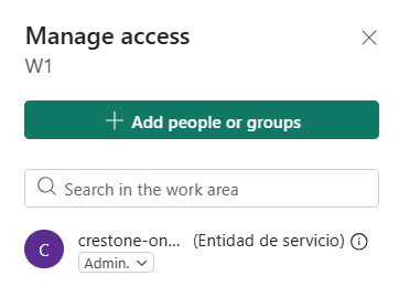 Workspace members