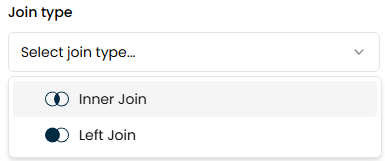 Elegir el tipo de Join